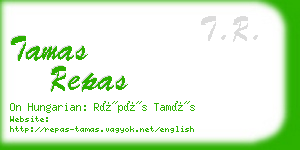 tamas repas business card